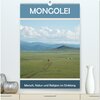 Buchcover Mongolei - Mensch, Natur und Religion im Einklang (hochwertiger Premium Wandkalender 2025 DIN A2 hoch), Kunstdruck in Ho