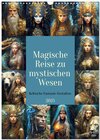 Buchcover Magische Reise zu mystischen Wesen. Keltische Fantasie-Gestalten (Wandkalender 2025 DIN A3 hoch), CALVENDO Monatskalende