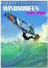 Buchcover Windsurfen - Fun pur (Tischkalender 2025 DIN A5 hoch), CALVENDO Monatskalender