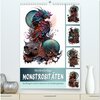 Buchcover Merkwürdige Monstrositäten (hochwertiger Premium Wandkalender 2025 DIN A2 hoch), Kunstdruck in Hochglanz