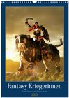 Buchcover Fantasy Kriegerinnen (Wandkalender 2025 DIN A3 hoch), CALVENDO Monatskalender