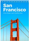 Buchcover San Francisco - Eine Reise nach Kalifornien. (Tischkalender 2025 DIN A5 hoch), CALVENDO Monatskalender