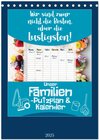 Buchcover Unser Familien-Putzplan & Kalender 2025 (Tischkalender 2025 DIN A5 hoch), CALVENDO Monatskalender