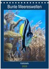 Buchcover Bunte Meereswelten (Tischkalender 2025 DIN A5 hoch), CALVENDO Monatskalender