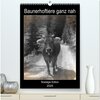 Buchcover Bauernhoftiere ganz nah - Nostalgie Edition (hochwertiger Premium Wandkalender 2025 DIN A2 hoch), Kunstdruck in Hochglan