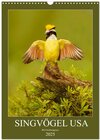 Buchcover Singvögel USA (Wandkalender 2025 DIN A3 hoch), CALVENDO Monatskalender