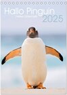 Buchcover Hallo Pinguin (Tischkalender 2025 DIN A5 hoch), CALVENDO Monatskalender