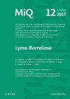 Buchcover MIQ 12: Lyme-Borreliose