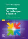 Buchcover Faber/Haarstrick. Kommentar Psychotherapie-Richtlinien