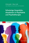 Buchcover Schwierige Gesprächssituationen in Psychiatrie und Psychotherapie