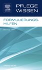 Buchcover PflegeWissen Formulierungshilfen