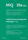 Buchcover MIQ Heft: 35a Infektionsimmunologische Methoden Teil 1