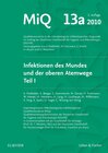 Buchcover MIQ 13a: Infektionen des Mundes und der oberen Atemwege, Teil I