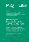 Buchcover MIQ 18: Mikrobiologische Diagnostik der Arthritis und Osteomyelitis