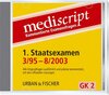 Buchcover Mediscript-CD-ROM GK2, 1. Staatsexamen 3/95-8/03