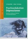 Buchcover Psychoedukation bei Depressionen-