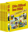 Buchcover Comic-Reihe „Die Bibel im Bild“. 50 Jahre-Jubiläumsausgabe. Kinderbuch-Klassiker ab 8 Jahren mit Geschichten aus dem Alt