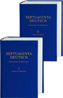 Buchcover Septuaginta Deutsch - Erläuterungen und Kommentare