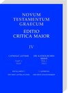 Buchcover Novum Testamentum Graecum. Editio Critica Maior / Die katholischen Briefe