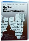 Buchcover Der Text des Neuen Testaments