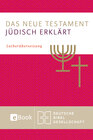 Buchcover Das Neue Testament - jüdisch erklärt