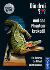 Buchcover Die drei ??? und das Phantom-Krokodil