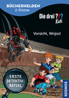 Buchcover Die drei ??? Kids, Bücherhelden 2. Klasse, Vorsicht, Ninjas!
