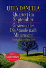 Buchcover Quartett im September /Gestern oder die Stunde nach Mitternacht