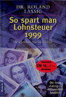 Buchcover So spart man Lohnsteuer 1999