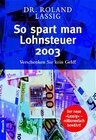 Buchcover So spart man Lohnsteuer 2003