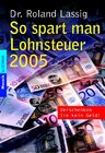 Buchcover So spart man Lohnsteuer 2005