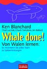 Buchcover Whale done!  - Von Walen lernen