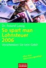 Buchcover So spart man Lohnsteuer 2006
