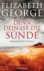 Buchcover Denn dein ist die Sünde