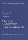 Buchcover Lehrbuch der Hydrogeologie / Allgemeine Hydrogeologie - Grundwasserhaushalt