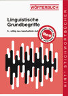 Buchcover Wörterbuch Linguistische Grundbegriffe