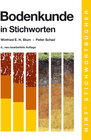 Buchcover Bodenkunde in Stichworten