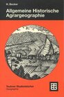 Buchcover Allgemeine Historische Agrargeographie