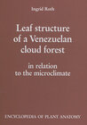 Buchcover Handbuch der Pflanzenanatomie. Encyclopedia of plant anatomy. Traité d'anatomie végétale / Leaf Structure of a Venezuela