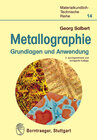 Buchcover Metallographie