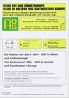 Buchcover Atlas Ost- und Südosteuropa /Atlas of Eastern and Southeastern Europe.... / Nr. 6: Sonstige /Others / Die Wahlen der Jah