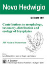 Buchcover Contributions to morphology, taxonomy, distribution and ecology of bryophytes
