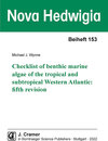 Buchcover Checklist of benthic marine algae of the tropical and subtropical Western Atlantic: fifth revision