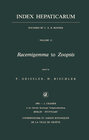Buchcover Index Hepaticarum / Racemigemma to Zoopsis