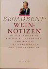 Buchcover Broadbents Weinnotizen