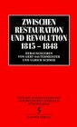 Buchcover Sozialgeschichte der deutschen Literatur Band 5: Zwischen Restauration und Revolution 1815-1848