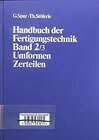 Buchcover Handbuch der Fertigungstechnik Band 2/3: Umformen - Zerteilen