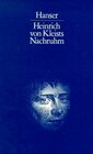 Buchcover Heinrich von Kleists Nachruhm