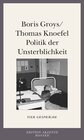 Buchcover Politik der Unsterblichkeit