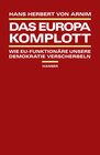 Buchcover Das Europa-Komplott